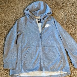 Nike full zip hoodie jacket girls large